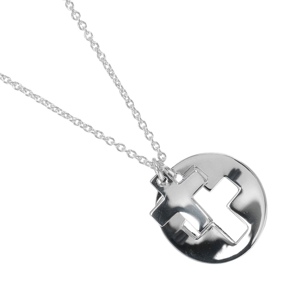 ティファニー　ステンシル　クロス　ネックレス　SV925 TIFFANY&Co.】ティファニー ステンシル クロス ネックレス – NISHIKINO