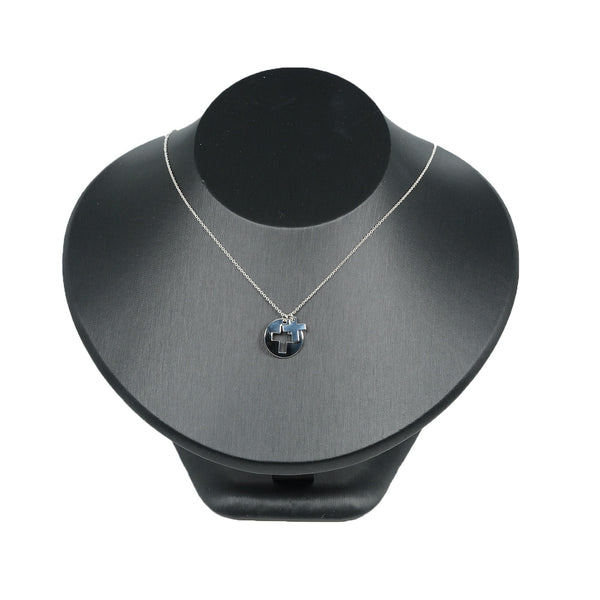 [TIFFANY&Co.] Collier avec croix au pochoir Tiffany