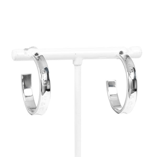 [TIFFANY&Co.]TIFFANY&Co. 1837 narrow hoop earrings