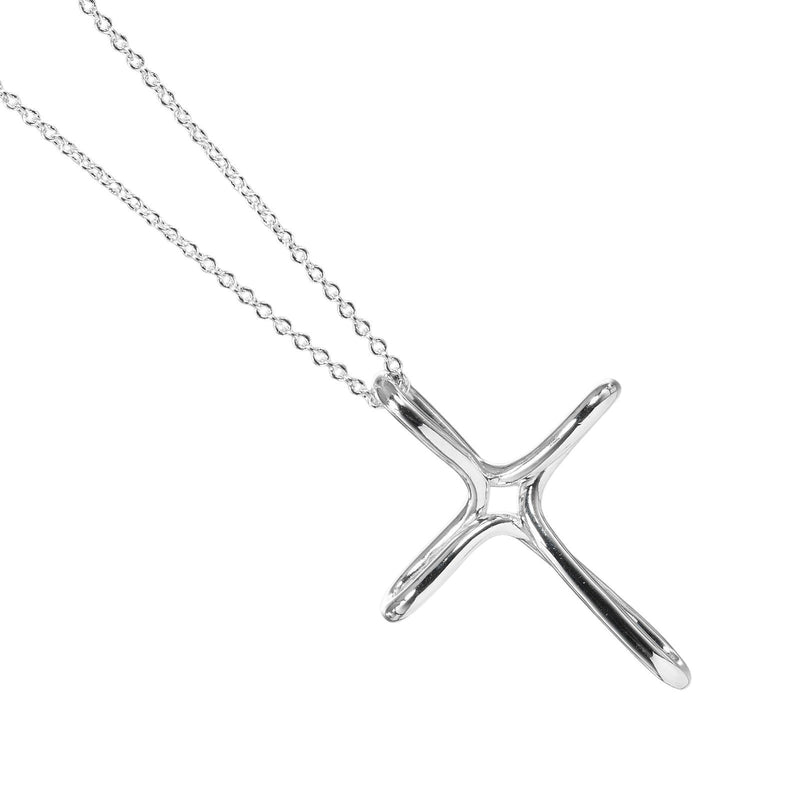 [TIFFANY&Co.] Collier Tiffany Croix Ouverte