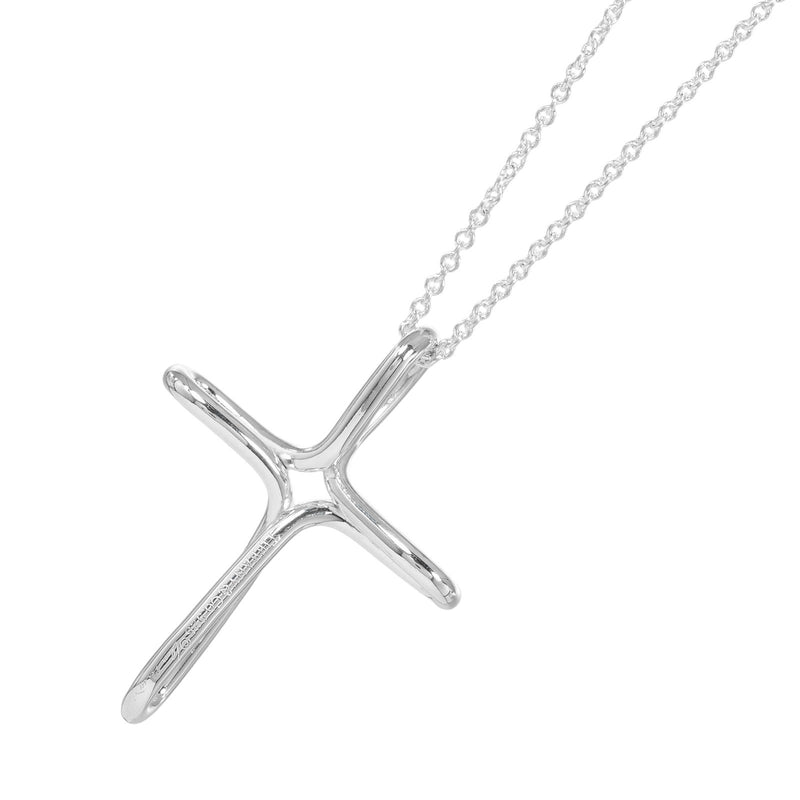 [TIFFANY&Co.] Collier Tiffany Croix Ouverte