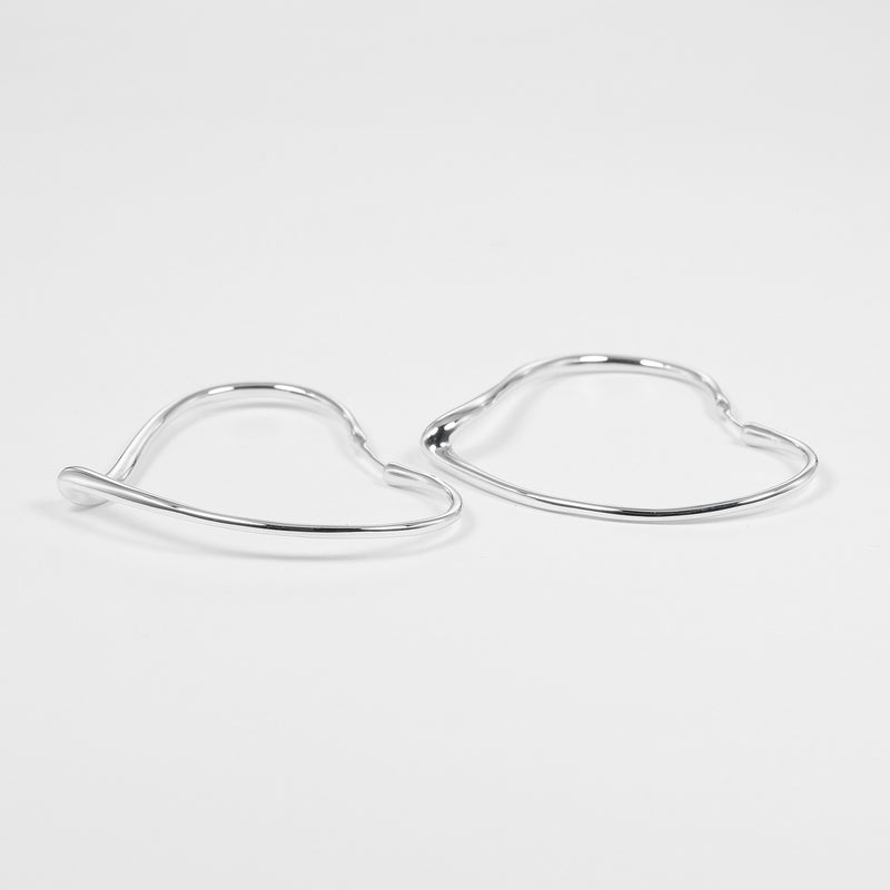 【TIFFANY&Co.】ティファニー オープン ハート フープ ピアス