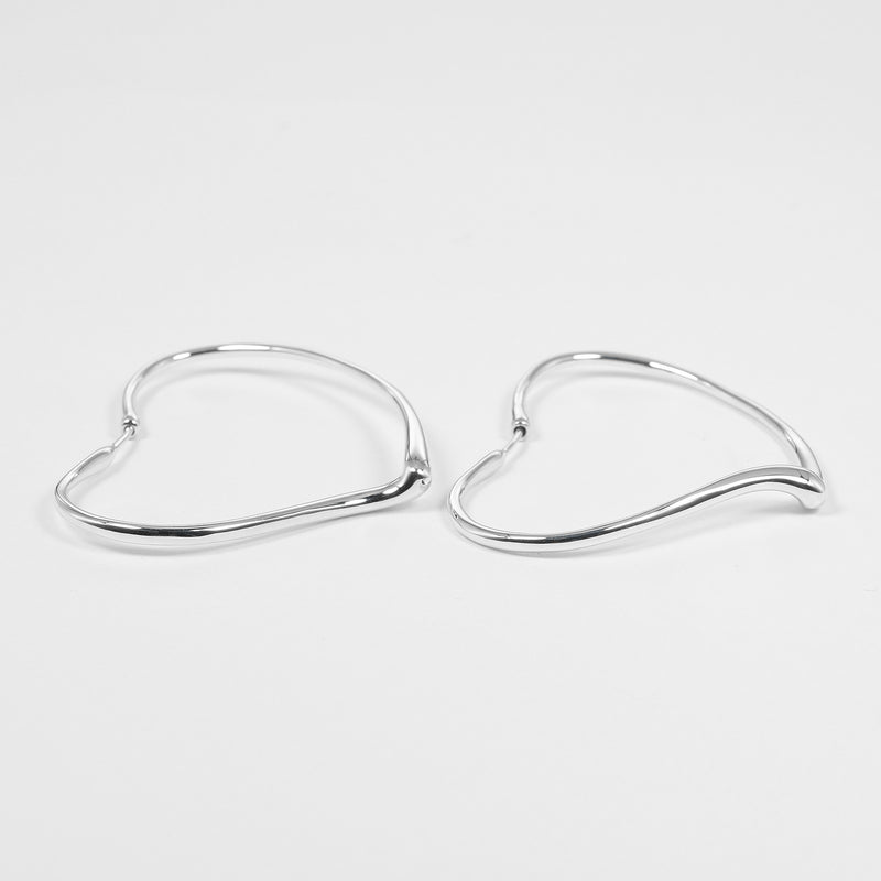 【TIFFANY&Co.】ティファニー オープン ハート フープ ピアス