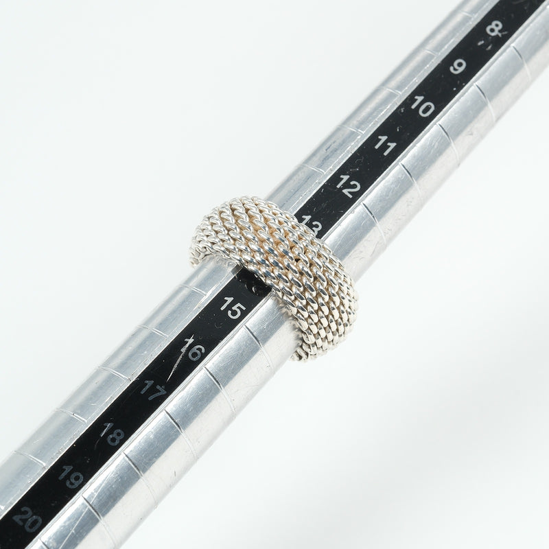 【TIFFANY&Co.】ティファニー サマセット メッシュ リング・指輪
 13.5号
