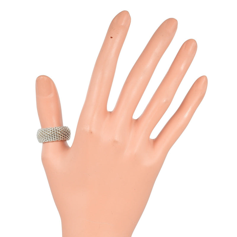 【TIFFANY&Co.】ティファニー サマセット メッシュ リング・指輪
 13.5号