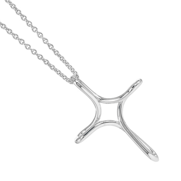 【TIFFANY&Co.】ティファニー オープンクロス ネックレス