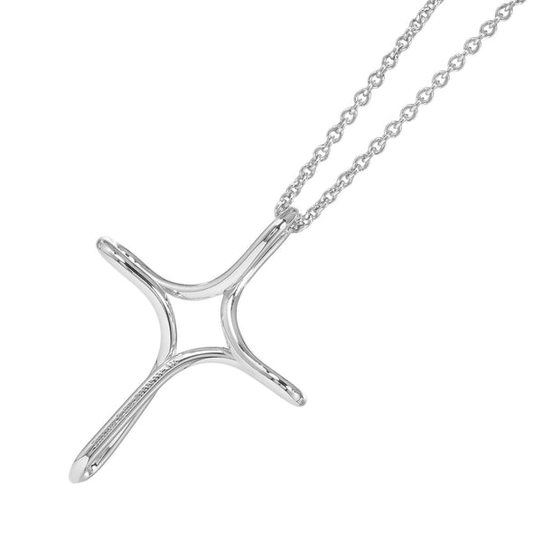 【TIFFANY&Co.】ティファニー オープンクロス ネックレス