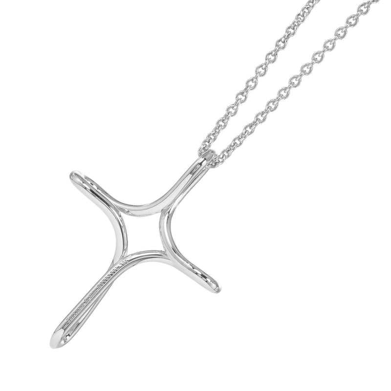 【TIFFANY&Co.】ティファニー オープンクロス ネックレス