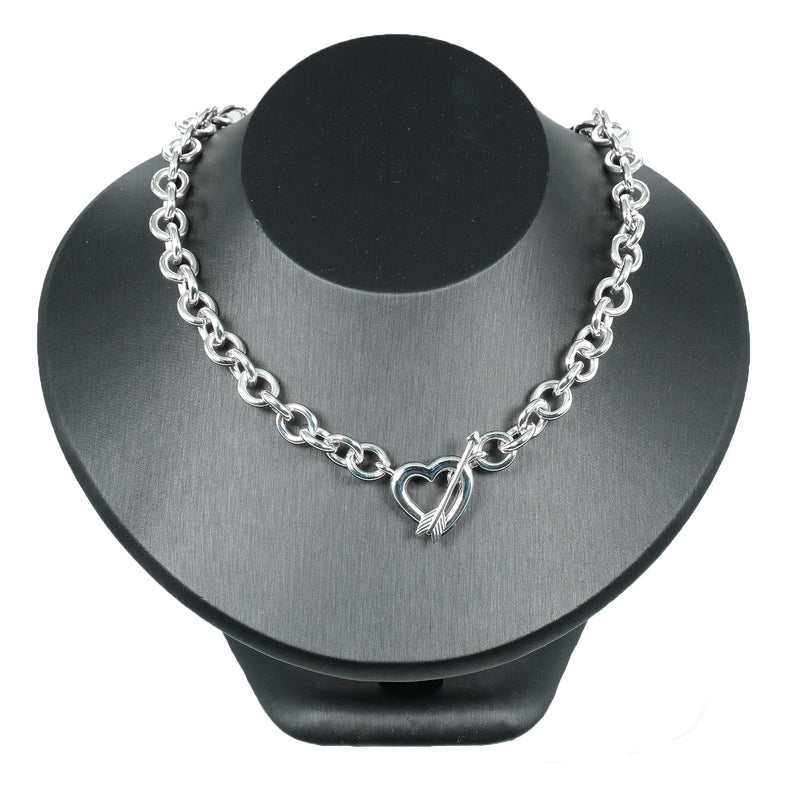 【TIFFANY&Co.】ティファニー ハートアロー トグルチェーン ネックレス