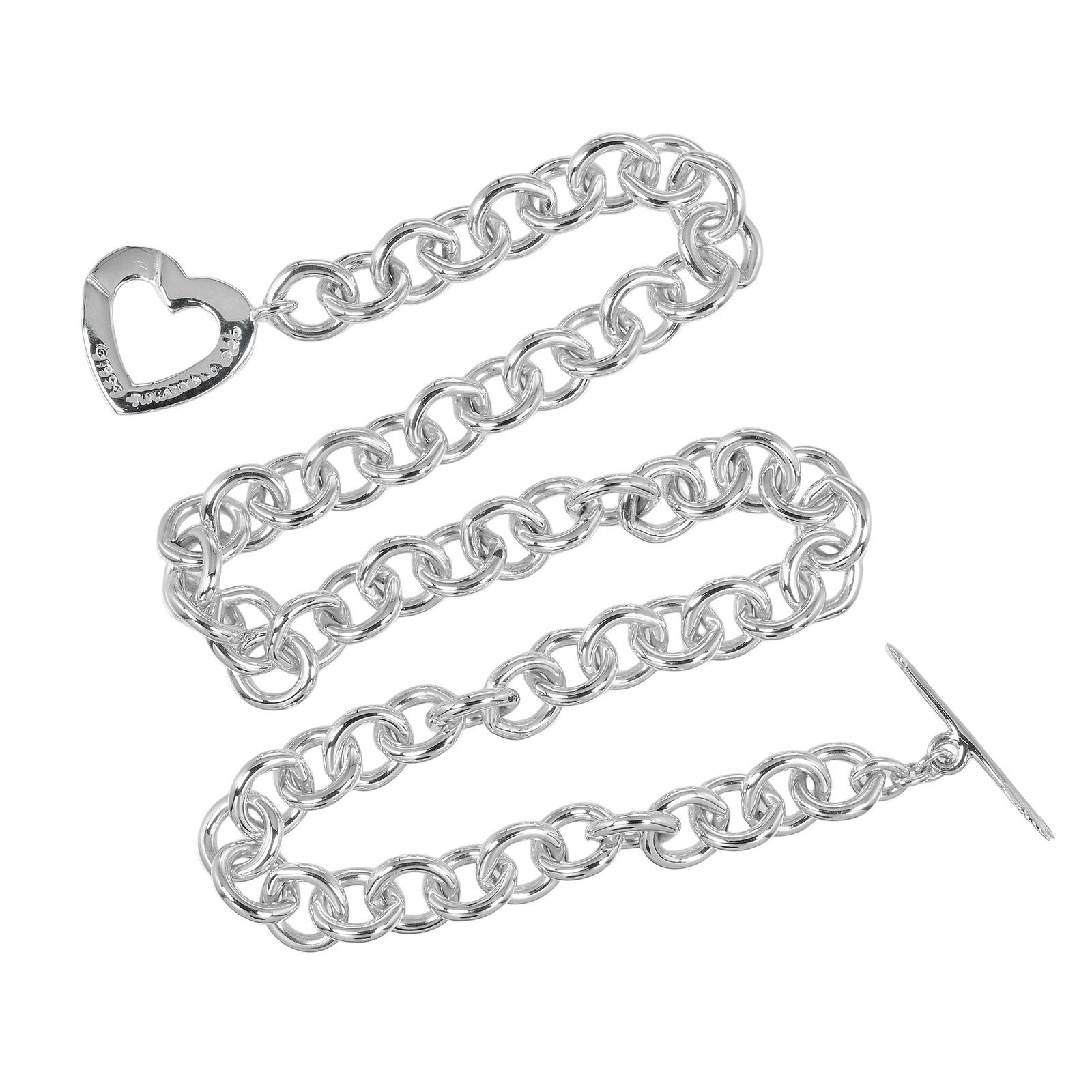 TIFFANY&Co.】ティファニー ハートアロー トグルチェーン ネックレス