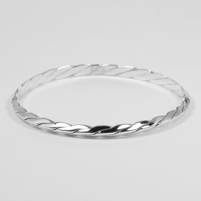 TIFFANY&Co.]TIFFANY&Co. knife edge twist bangle – NISHIKINO