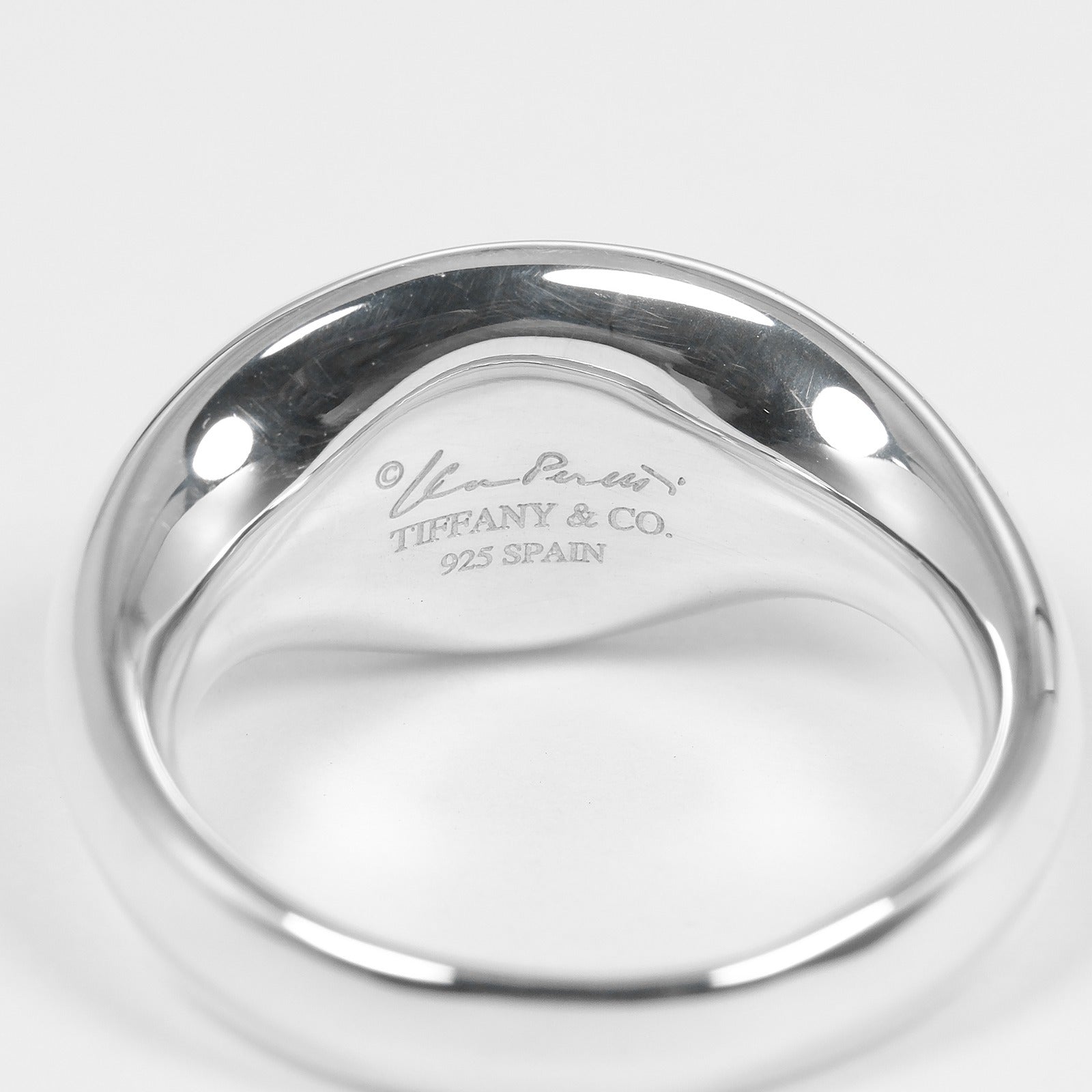 【希少】ティファニー エルサ・ペレッティ シグネット リング 印台 8号 TIFFANY&Co.】ティファニー シグネット リング・指輪 8号 – NISHIKINO