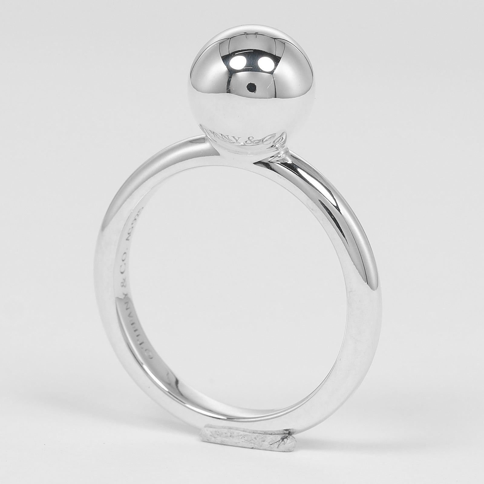 TIFFANY&Co.】ティファニー ハードウェア ボール リング・指輪 7.5号