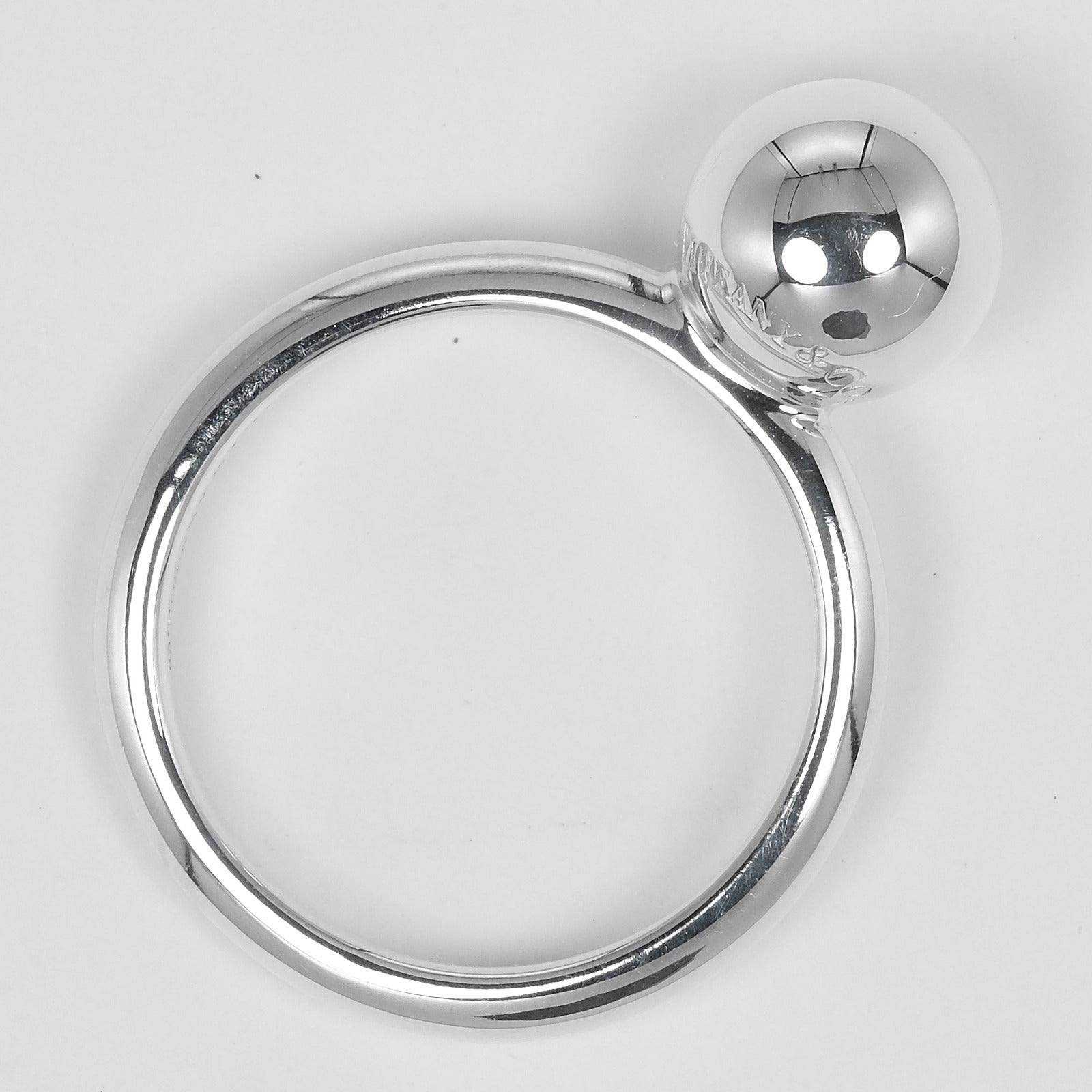 TIFFANY&Co.】ティファニー ハードウェア ボール リング・指輪 7.5号