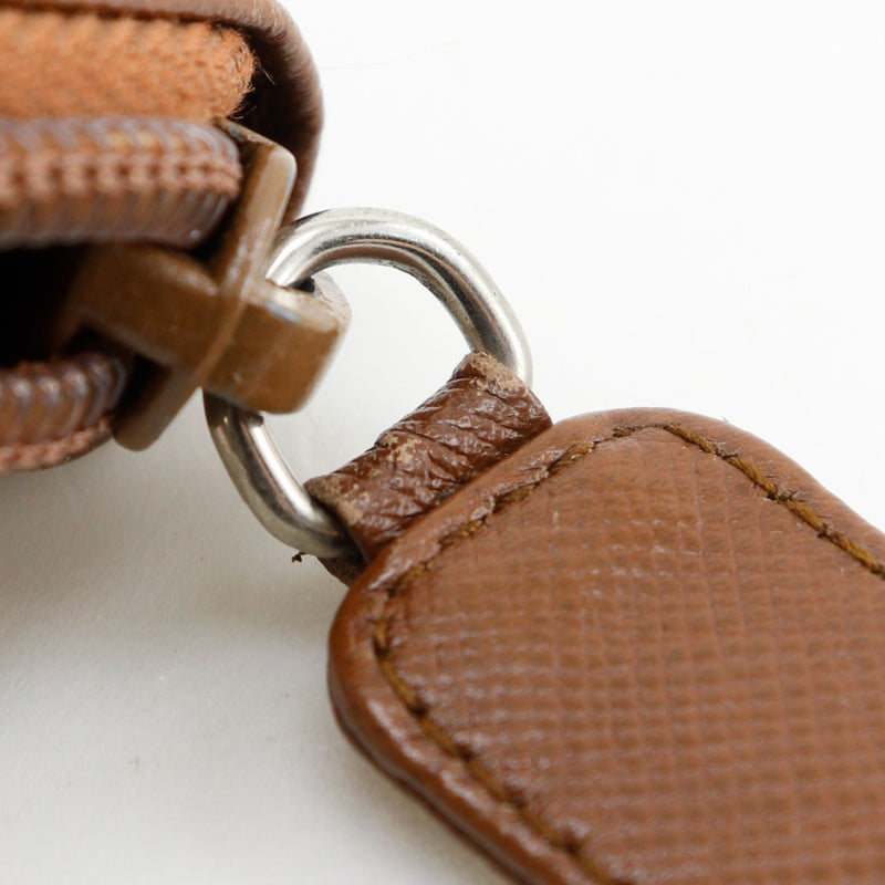 [PRADA] Porte-monnaie avec logo triangulaire Prada