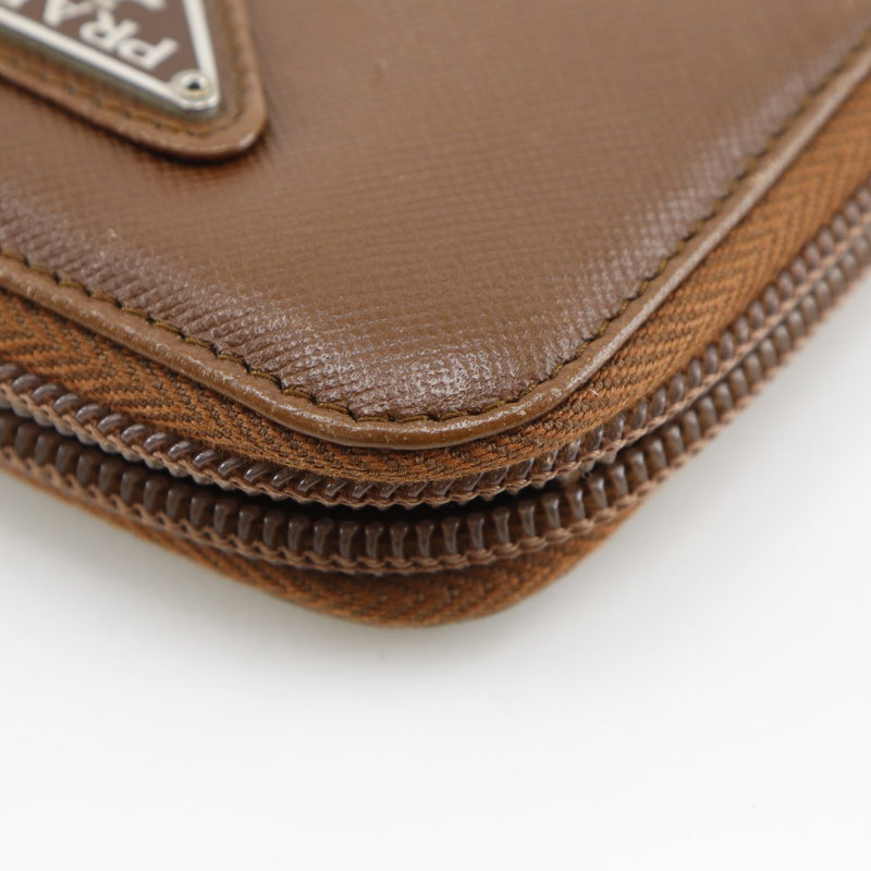 [PRADA] Porte-monnaie avec logo triangulaire Prada