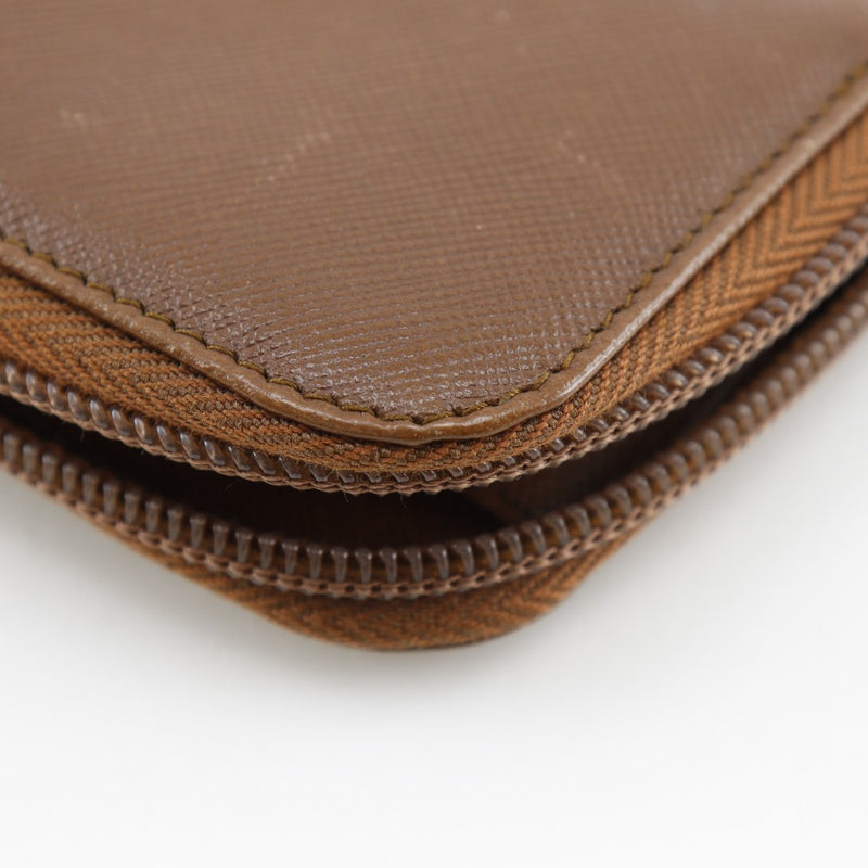 [PRADA] Porte-monnaie avec logo triangulaire Prada