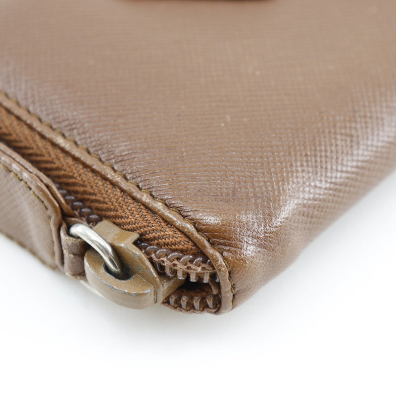 [PRADA] Porte-monnaie avec logo triangulaire Prada