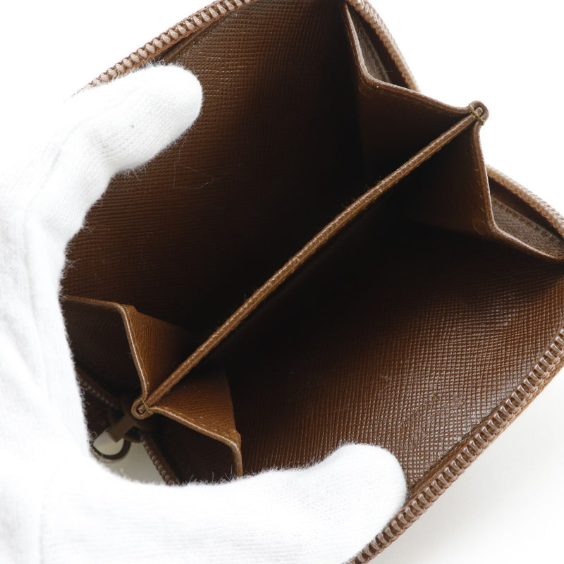 [PRADA] Porte-monnaie avec logo triangulaire Prada