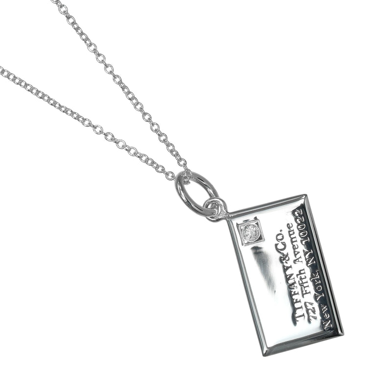 【TIFFANY&Co.】ティファニー エンベロープ レター 1P ネックレス