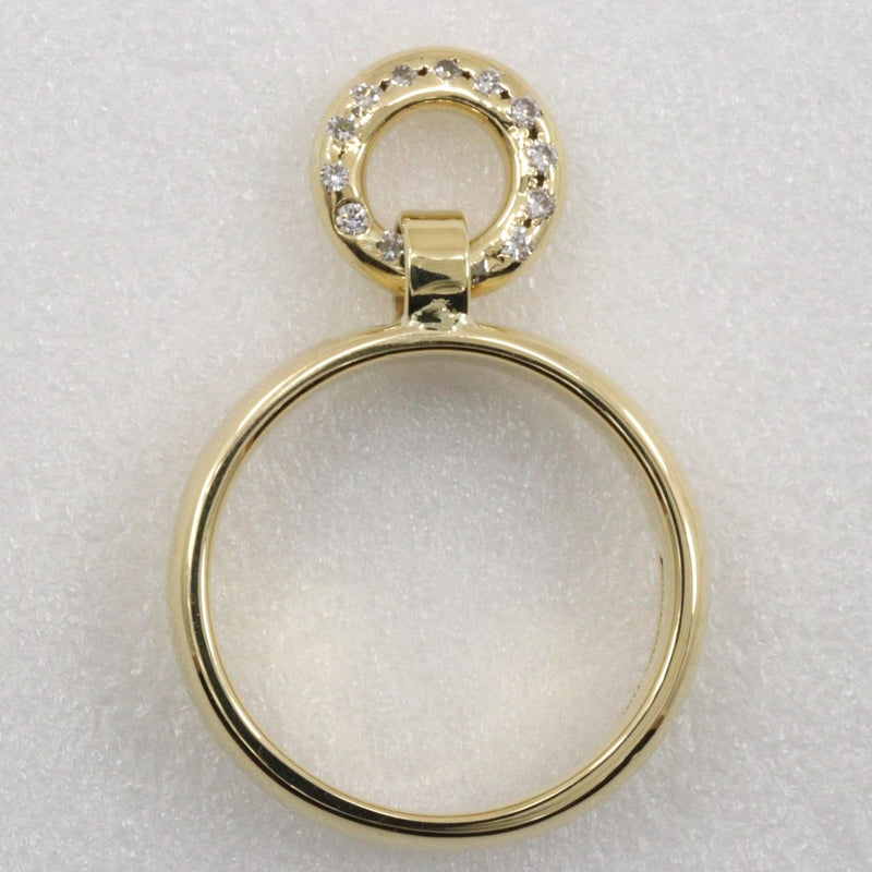 [Tiffany & co.]TIFFANY&Co.
 Donock No. 10 Ring
 18KYellow Gold x Diamond about 6.8g Door Knock Ladies A-Rank