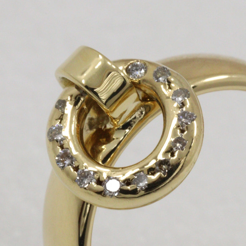 [Tiffany & co.]TIFFANY&Co.
 Donock No. 10 Ring
 18KYellow Gold x Diamond about 6.8g Door Knock Ladies A-Rank