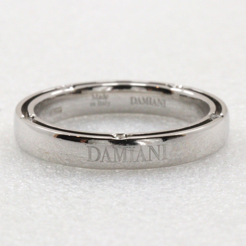 [Damiani] Damiani 
 D side 13.5 Ring
 18KWhite Gold x Diamond about 4.5g D Side Ladies A-Rank