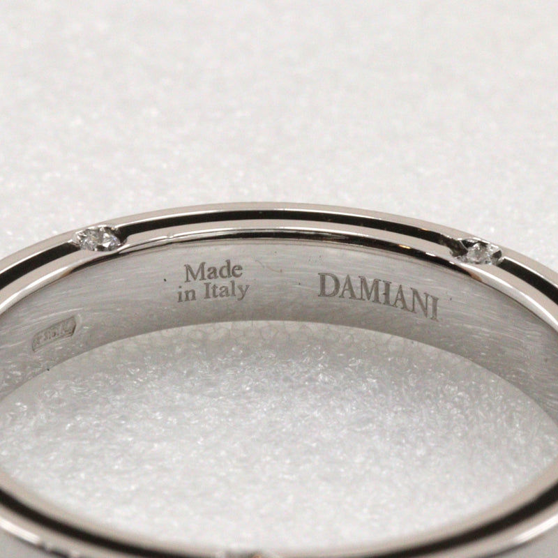 [Damiani] Damiani 
 D side 13.5 Ring
 18KWhite Gold x Diamond about 4.5g D Side Ladies A-Rank