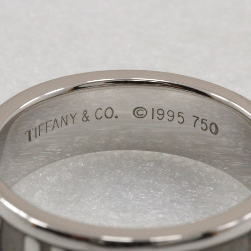 【TIFFANY&Co.】ティファニー
 アトラスリング 10.5号 リング・指輪
 3Pダイヤ K18ホワイトゴールド×ダイヤモンド 約6.6g Atlas ring レディースA-ランク