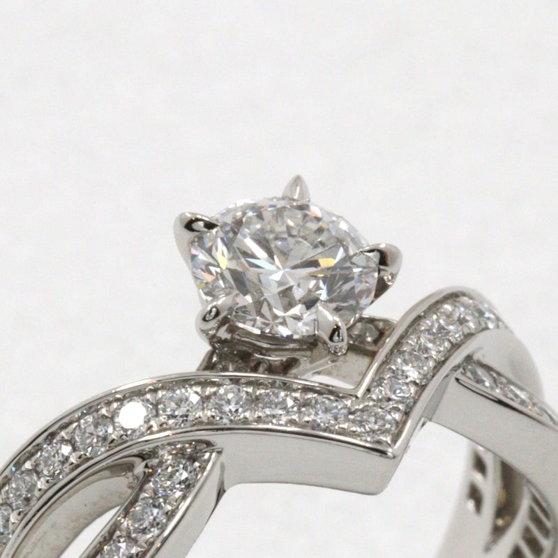 [CHAUMET] Shome 
 Josephine No. 7 Ring
 Amur Deglet PT950 Platinum x Diamond about 6.3g Josephine Ladies A Rank