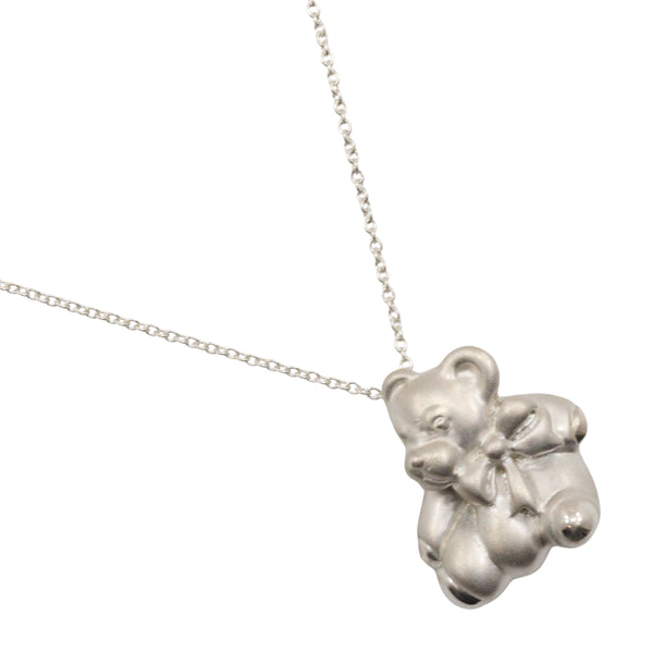 [Tiffany & co.]TIFFANY&Co.
 Bear/bear Necklace
 Silver 925 about 6.1g Bear Ladies A Rank