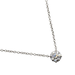 【HARRY WINSTON】ハリーウィンストン
 ラウンドソリティア ネックレス
 Pt950プラチナ×ダイヤモンド 約2.5g Round Solitaire レディースAランク