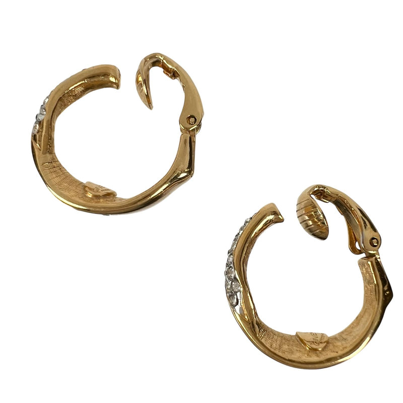 [지방시] 지방시 
 귀걸이 
 금도금 x 라인스톤 5.3g 여성용