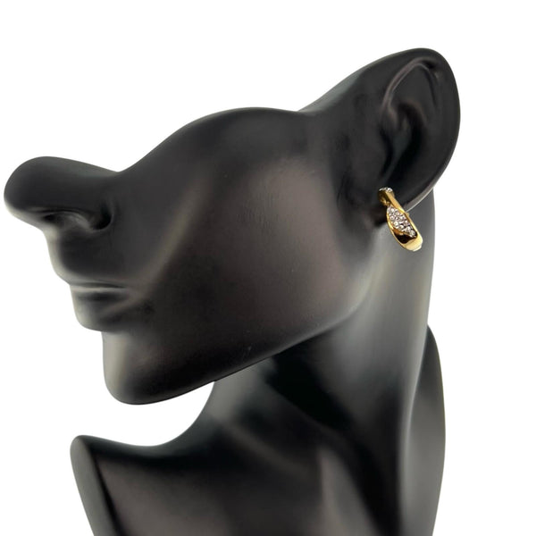 [지방시] 지방시 
 귀걸이 
 금도금 x 라인스톤 5.3g 여성용