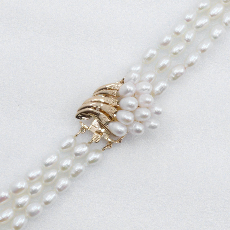 [TASAKI] TASAKI 3가닥 진주 목걸이