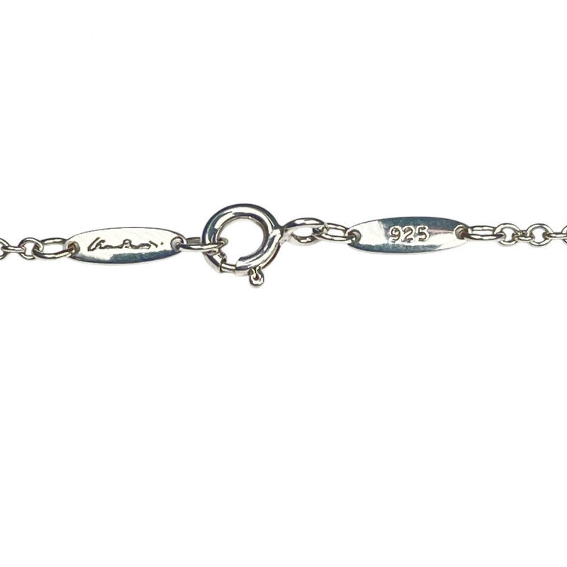 [티파니앤코]TIFFANY&Co.
 오픈 하트 미디엄 네크리스 
 엘사 퍼레티 실버 925 10.4g 오픈하트 미디엄 여성용 A급