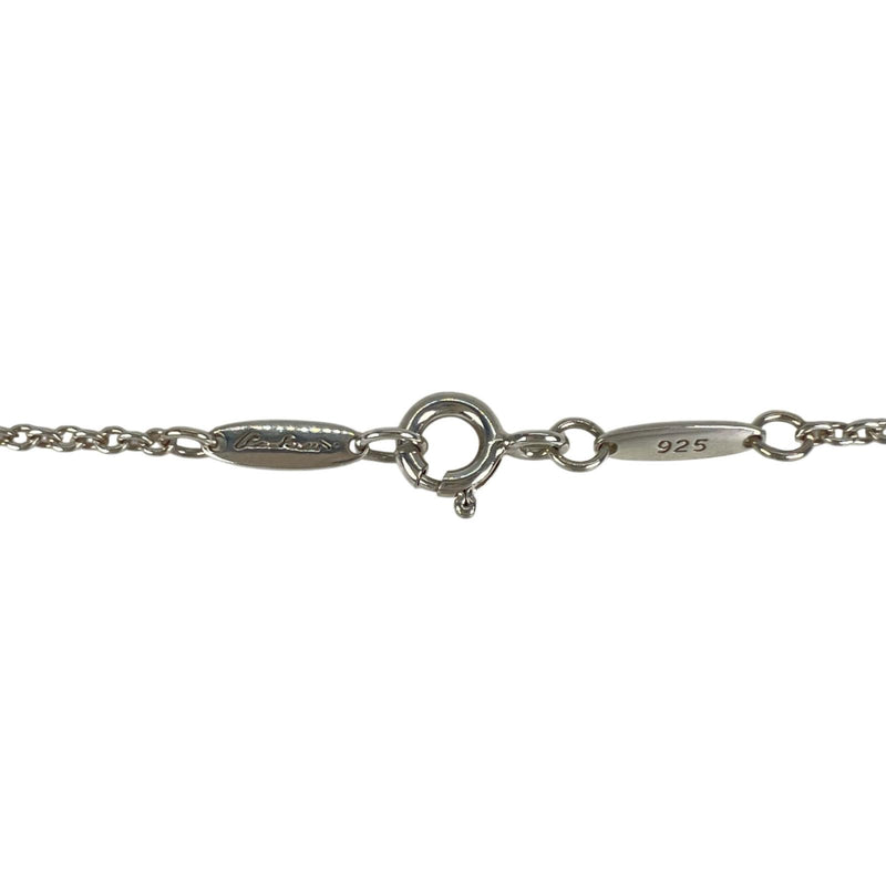 [티파니앤코]TIFFANY&Co.
 오픈 하트 미디엄 네크리스 
 엘사 퍼레티 실버 925 10.4g 오픈하트 미디엄 여성용 A급