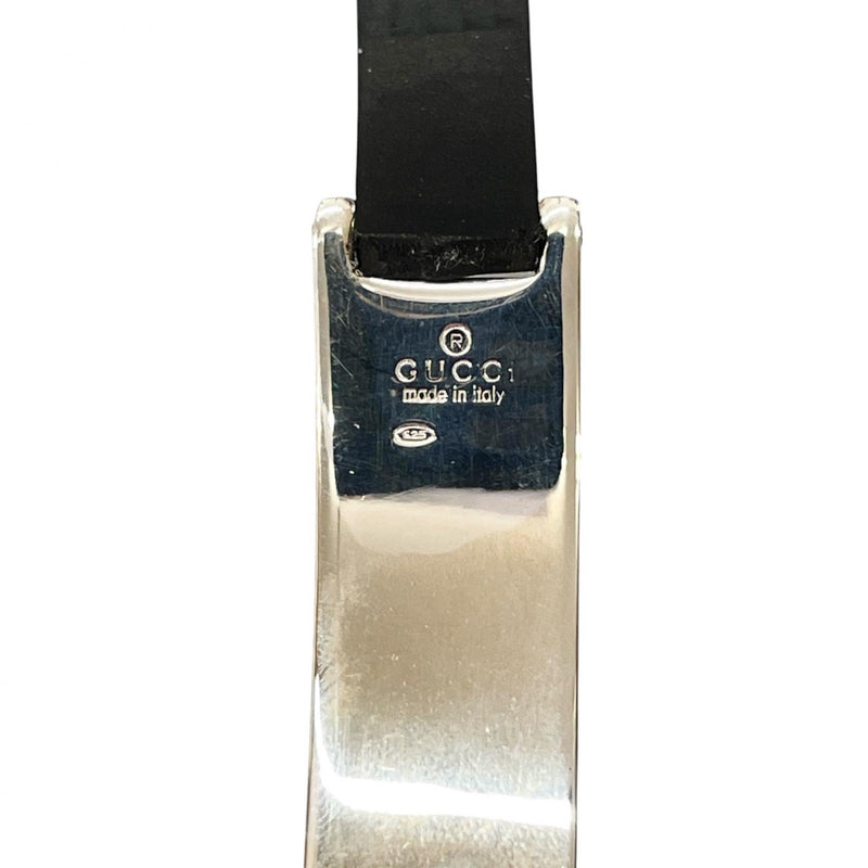 [구찌] 구찌 
 초커 
 실버 925 x 러버 블랙 25.7g 여성용