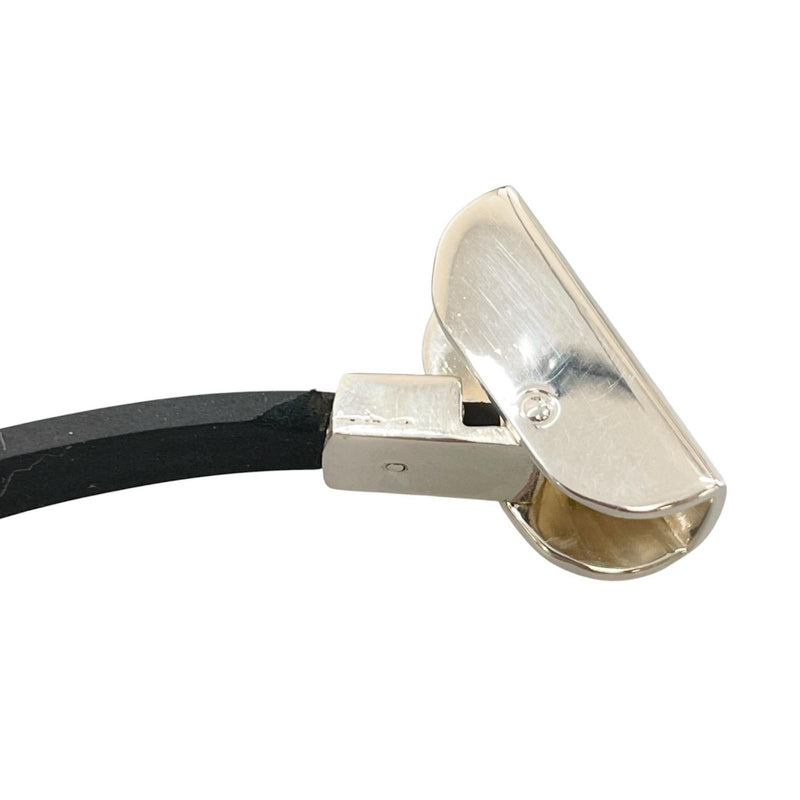 [구찌] 구찌 
 초커 
 실버 925 x 러버 블랙 25.7g 여성용