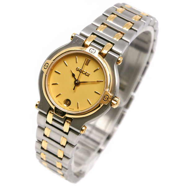 [GUCCI] 
 watch 
 9000L Stainless Steel Quartz Analog display Gold dial for women