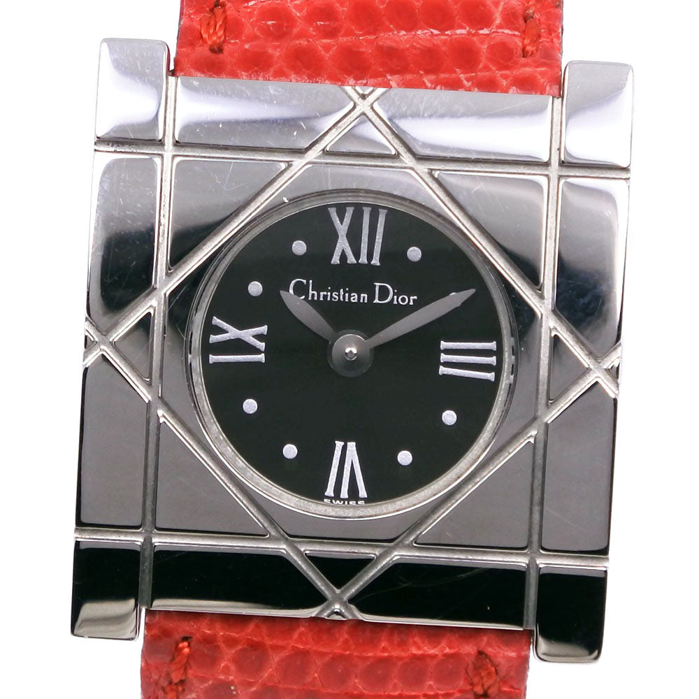 Dior】クリスチャンディオール 腕時計 クールカレ D82-100 ステンレス  