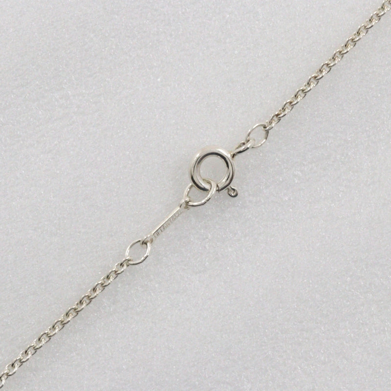 [Tiffany & co.]TIFFANY&Co. Open heart Necklace Elsa Peletti Silver 925 Heart about 5.6g Open Heart Ladies A-Rank