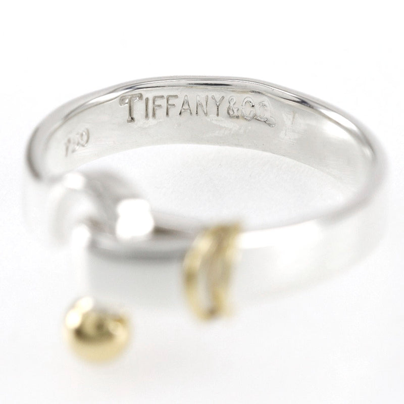 [Tiffany & co.]TIFFANY&Co.
 Hook & i 15th Ring
 Silver 925 ×18KYellow Gold Approximately 4.5g HOOK & EYE Ladies A Rank