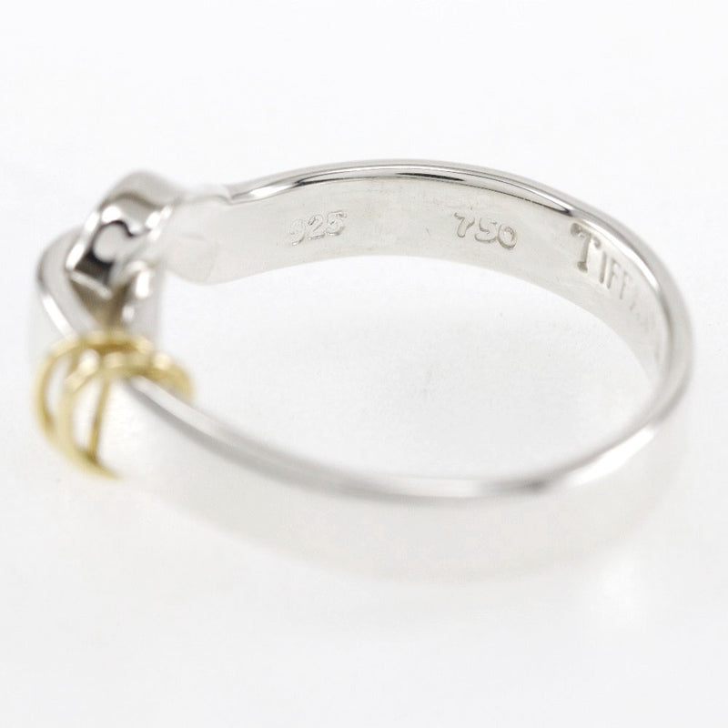 [Tiffany & co.]TIFFANY&Co.
 Hook & i 15th Ring
 Silver 925 ×18KYellow Gold Approximately 4.5g HOOK & EYE Ladies A Rank