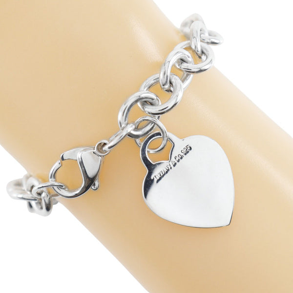 [Tiffany & co.] Tiffany 
 Bracelet Rettonuti Fanny 
 Cœur Tag Silver 925 Env.