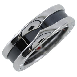 [BVLGARI] Bulgari Save Zachildren No. 10.5 Ring Silver 925 x Ceramic about 6.3g Save the Children Ladies A-Rank