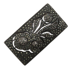 flower Brooch Silver 925 Flower about 14.5g Flour Ladies