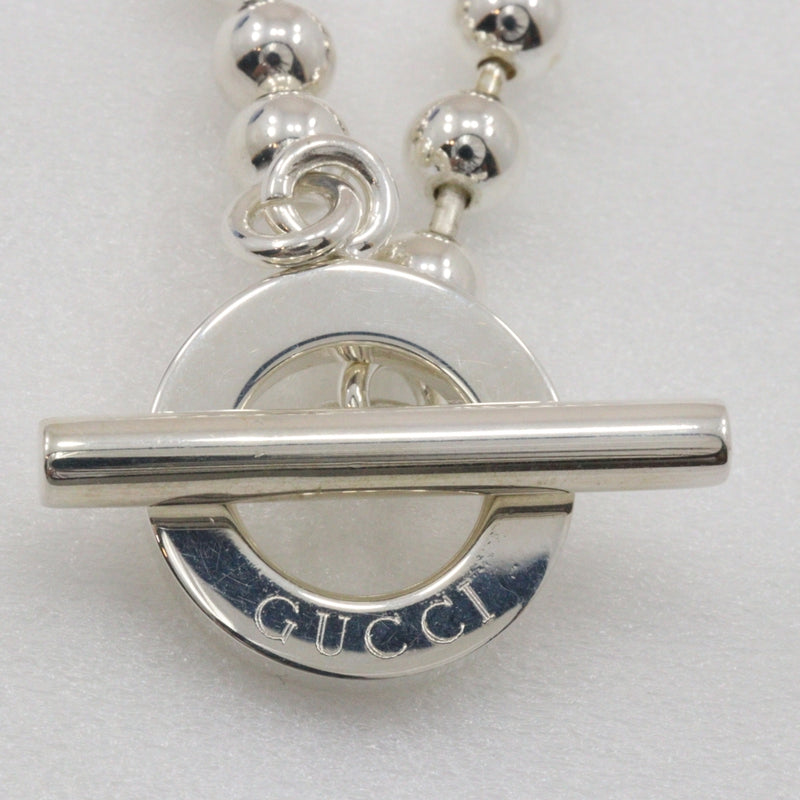 [GUCCI] Gucci Toguru Bracelet Ball Chain Silver 925 Environ 14,8 g bascule Unisexe A-Rank