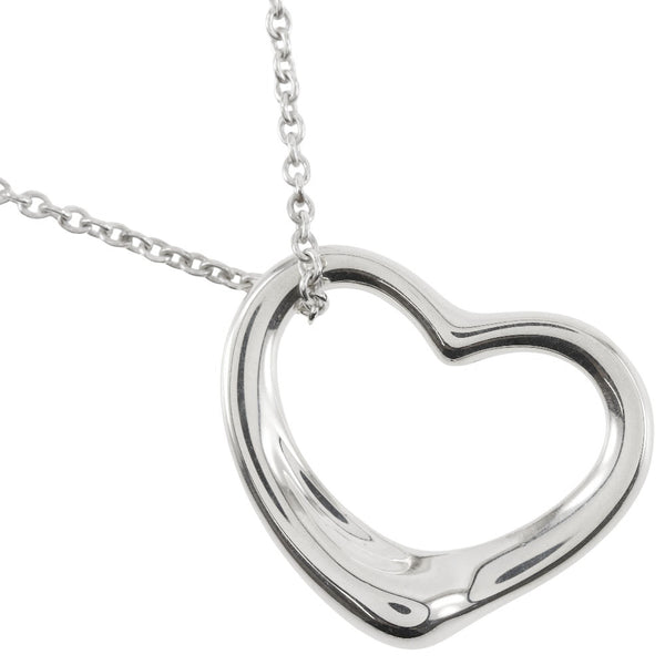 [Tiffany & co.] Tiffany 
 Collier de coeur ouvert 
 Elsa Peletti Silver 925 environ 5,0 g de coeur ouvert mesdames A-rang