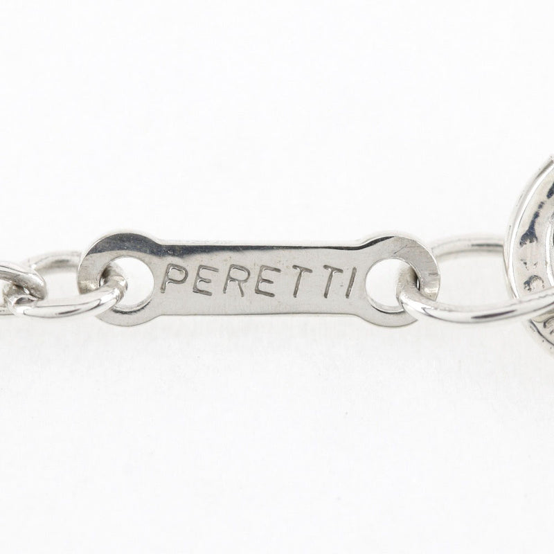 [Tiffany & co.]TIFFANY&Co.
 Open heart Necklace
 Elsa Peletti Silver 925 Approximately 5.0g Open Heart Ladies A-Rank